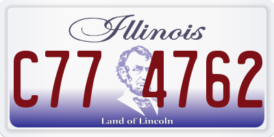 IL license plate C774762
