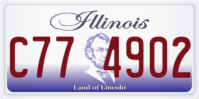 IL license plate C774902