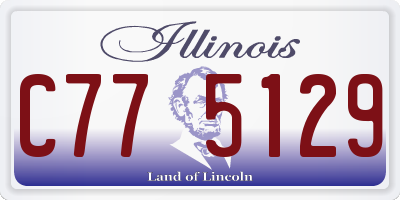 IL license plate C775129