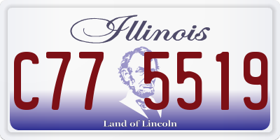 IL license plate C775519