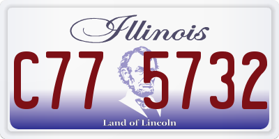 IL license plate C775732