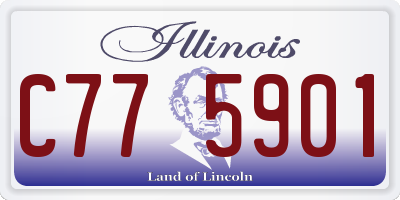 IL license plate C775901