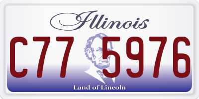 IL license plate C775976