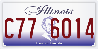 IL license plate C776014