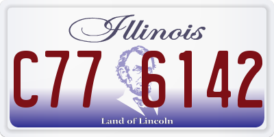 IL license plate C776142