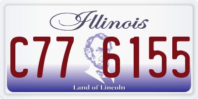 IL license plate C776155