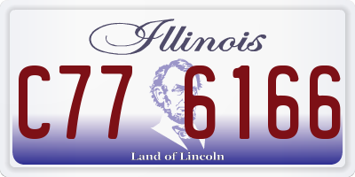 IL license plate C776166