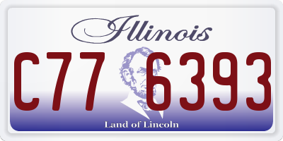 IL license plate C776393