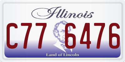 IL license plate C776476