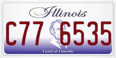 IL license plate C776535