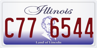 IL license plate C776544