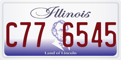 IL license plate C776545