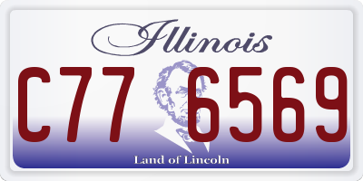 IL license plate C776569