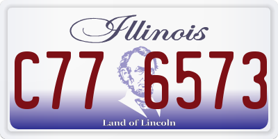 IL license plate C776573
