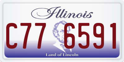 IL license plate C776591