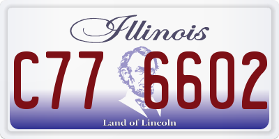IL license plate C776602
