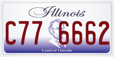IL license plate C776662