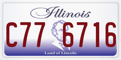 IL license plate C776716