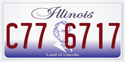 IL license plate C776717