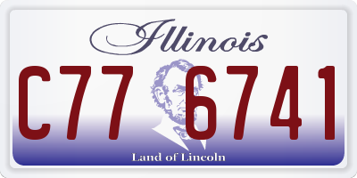 IL license plate C776741