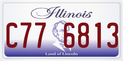 IL license plate C776813
