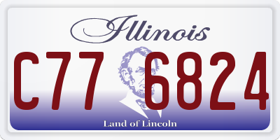 IL license plate C776824
