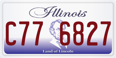 IL license plate C776827