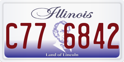 IL license plate C776842
