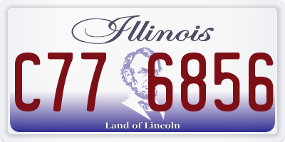 IL license plate C776856