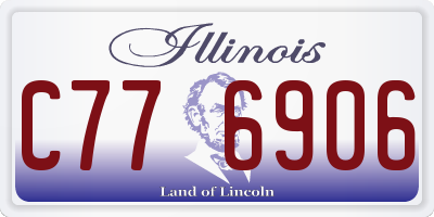 IL license plate C776906