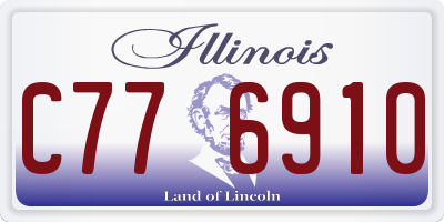 IL license plate C776910