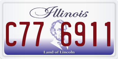 IL license plate C776911