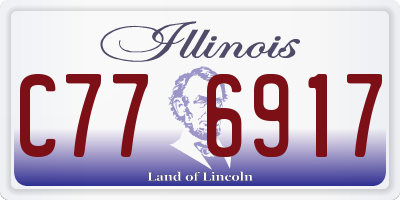 IL license plate C776917
