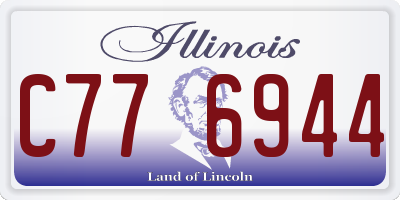IL license plate C776944