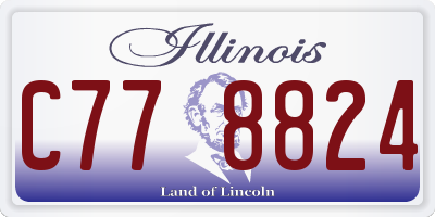 IL license plate C778824