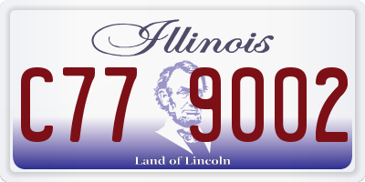 IL license plate C779002