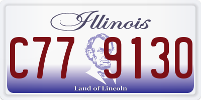 IL license plate C779130