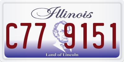IL license plate C779151
