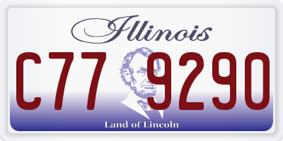 IL license plate C779290