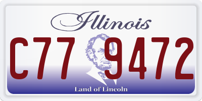 IL license plate C779472