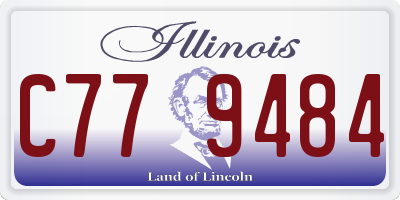 IL license plate C779484