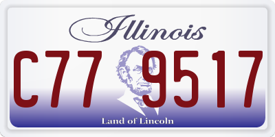 IL license plate C779517
