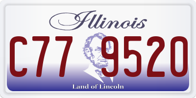 IL license plate C779520
