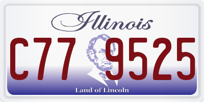 IL license plate C779525