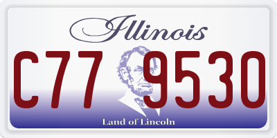 IL license plate C779530