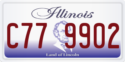 IL license plate C779902