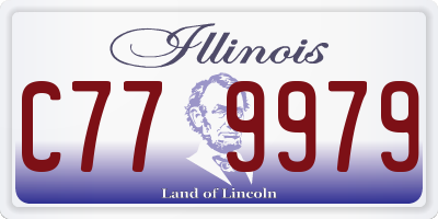 IL license plate C779979