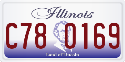 IL license plate C780169