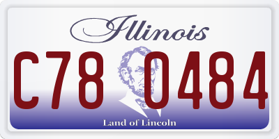 IL license plate C780484