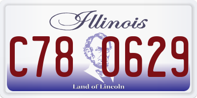 IL license plate C780629
